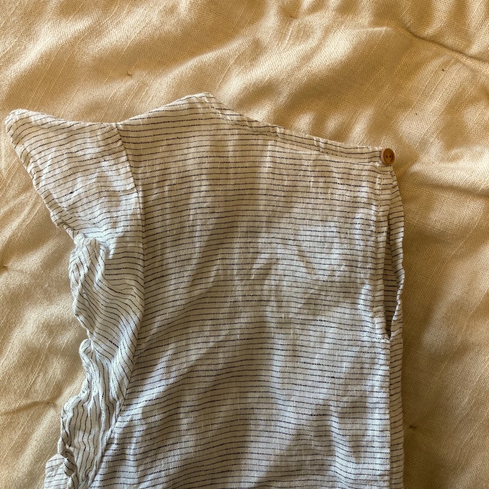 white linen tank